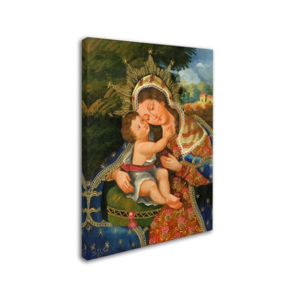 Masters Fine Art 'The Virgin And Son III' Canvas Art,24x32